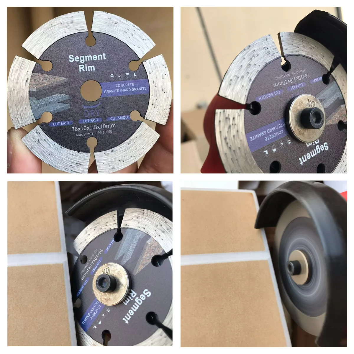 ใบตัดหินขนาดเล็ก 76 มม. ใบเลื่ - Angle Grinder Diamond Blade Concrete บทวิจารณ์และราคา
