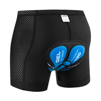 JEPOZRA-Breathable Cycling Shorts for Men, 4D Gel Pad, Shockproof Bike Panties, Mountain Bike, Road Bike Underwear