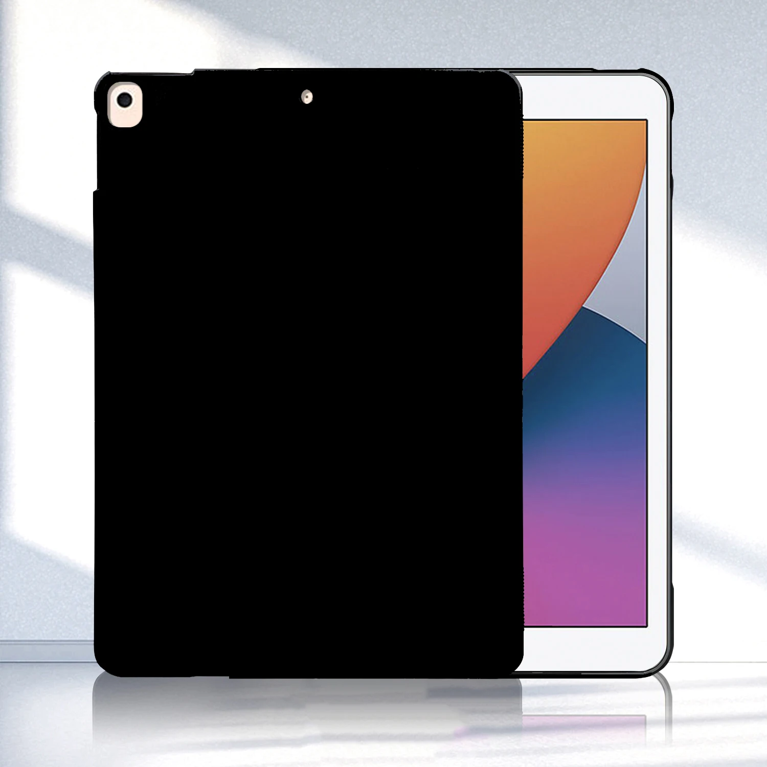 Silicone Tablet Case for iPad Air11 13 2026 iPad 5th 6th 7th 8th Case iPad 11th 2025 Pro 11 2024 Case TPU Black Shell Back Cover