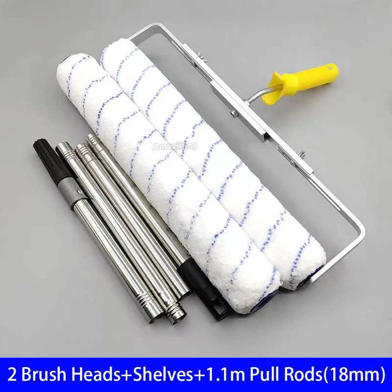 18 inch Verfroller Borstel Korte-Midden-Lange Pluche Schilderen Handvat Tool Voor Muur Decoratieve 6 MM/9 MM Schilderen Handvat Tool Ondersteuning
