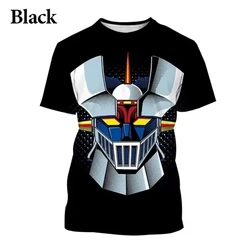 Anime Mazinger Z 3D Print T-Shirt Men Women Casual Hip Hop Short Sleeve T Shirts Oversized Harajuku Male Tees Tops Man Clothing