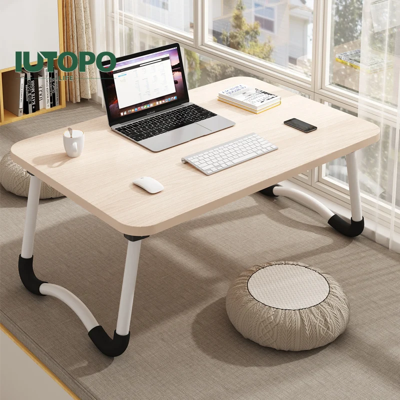 Bed Desk Lazy Portable Computer Desk Home Folding Table Bedroom Bay Window Sitting Small Table Student Dormitory Study Table