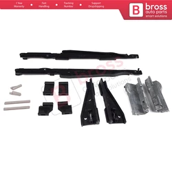 BSR40+BSR540 Panoramic Roof Sunroof Runner Guide Track Slider Repair 14 Pcs Set 54138408062 for BMW 5 E39 X3 E83 X5 E53 E70