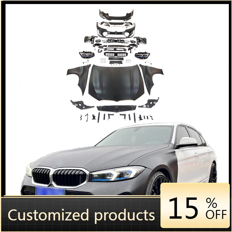 

High quality, professional and reliable.3 Series F30 Upgrade to 3S G20 LCI 2023 Style Body Kit Car Bumpers Hood Fender Headlight