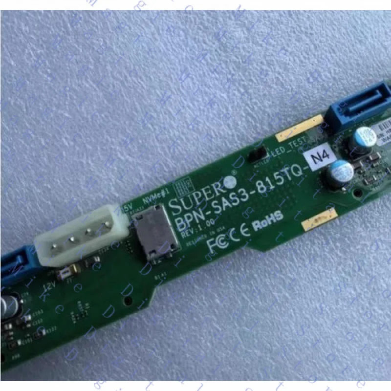 H  for SuperMicro BPN-SAS3-815-N4 hard disk backplane 4*3.5 SAS SATA/ 4*8611 NVME U.2