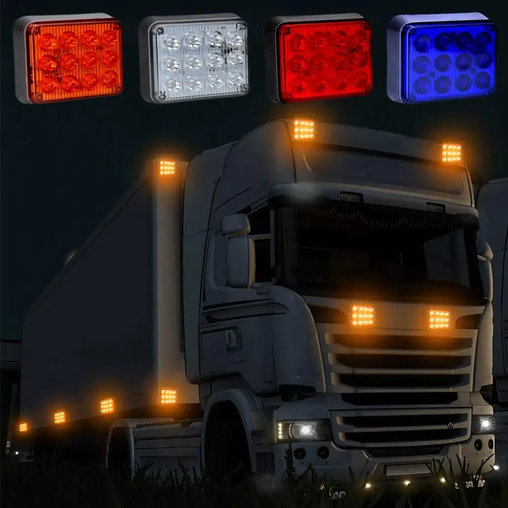 

LED Strobe Light USB Charging Automobile Anti Rear Lights Collision Automobile Warning Accessories Light End H0K1
