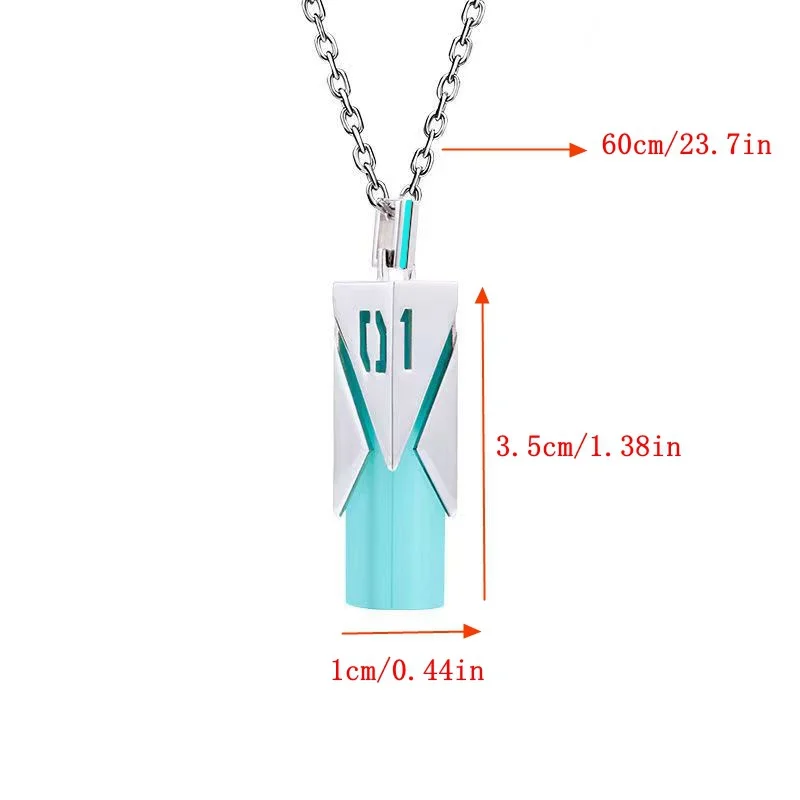 Miku Anime Peripheral Necklace Cartoon Fluorescent Jewelry Pendant Accessories Couple Gifts Fans Collect Birthday Gifts view 6