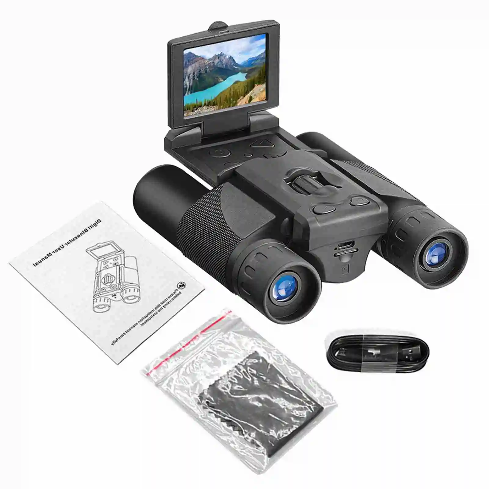 Digitale verrekijker met camera Digitale camera Verrekijker 2,0 inch LCD 8X digitale zoom Video Foto-opnametelescoop