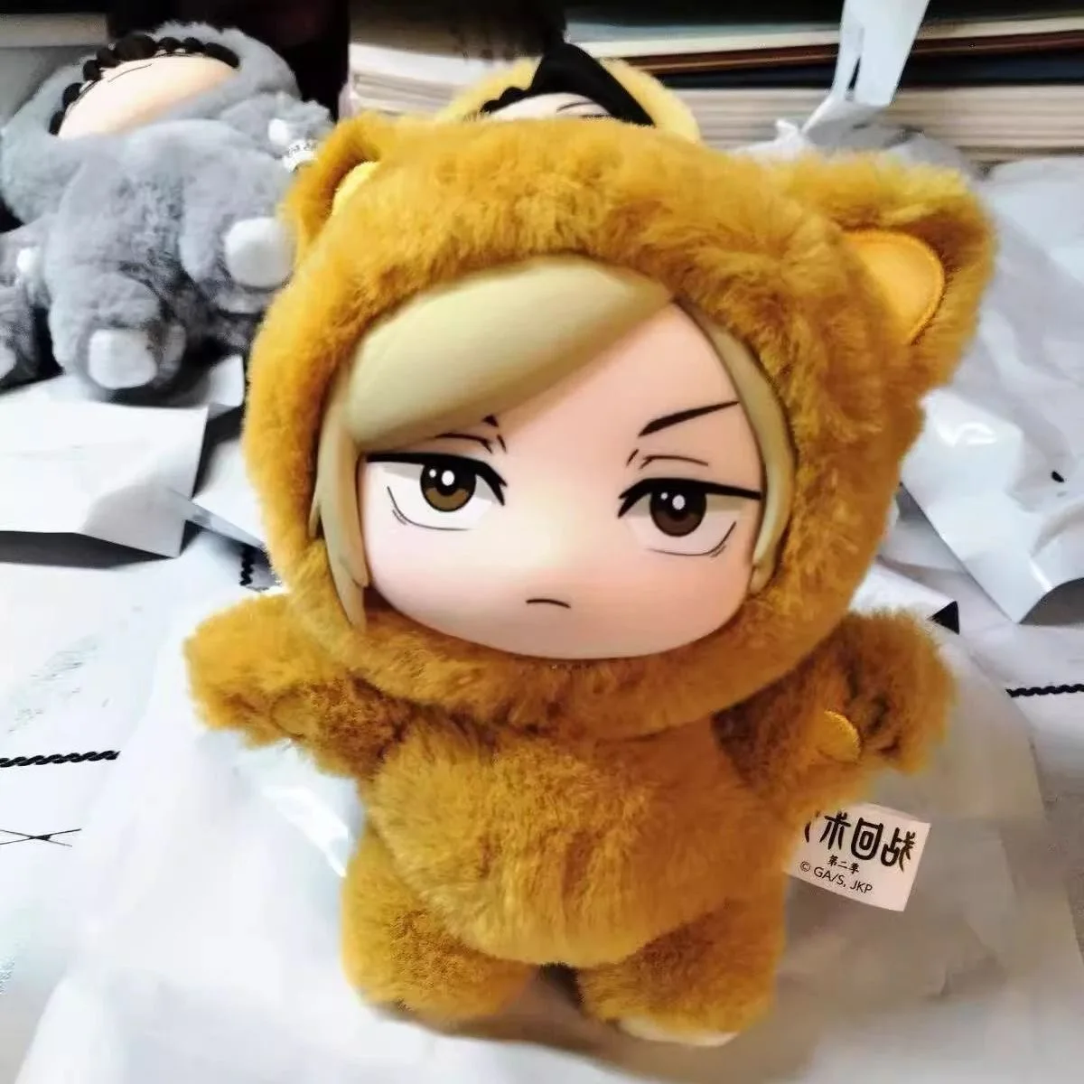 2025 حار عيد الميلاد Gif Jujutsu Kaisen Gojo Satoru أفخم دمية-القط بارك حفلة قلادة حقيبة لعبة هدية دمية لعبة هدايا الحفلات!
