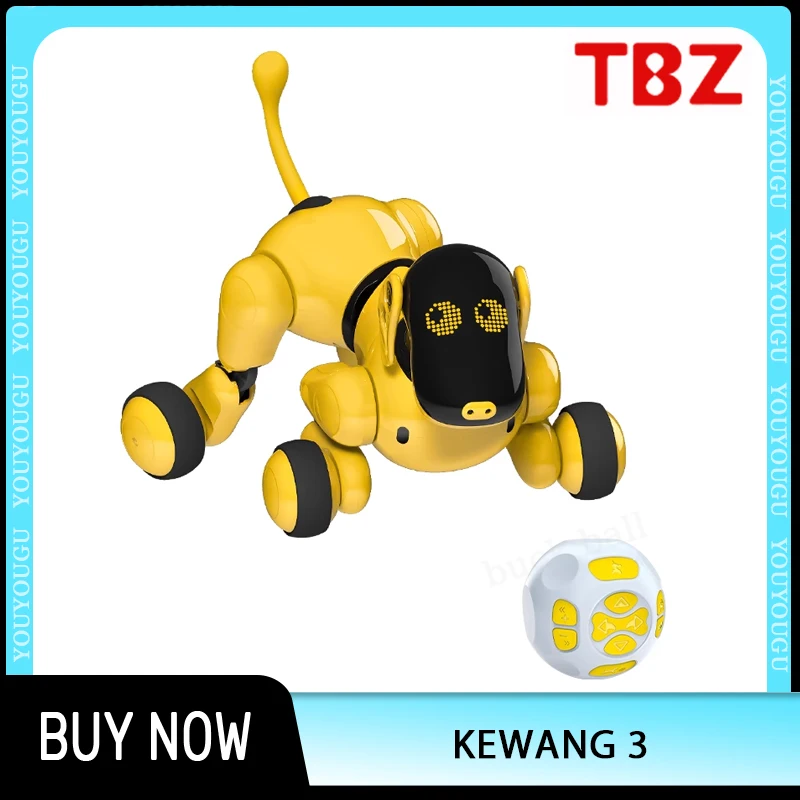 TZB Kewang 3 AI Robot Dog Programmable Intelligent Bionic Robot Dog Emotional Interaction Early Education For Child Custom Gifts