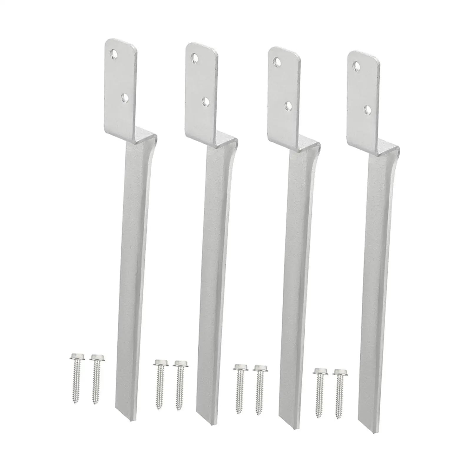 

4x Fence Post Anchors Gardening Accessories Easily Install Wood Post Support