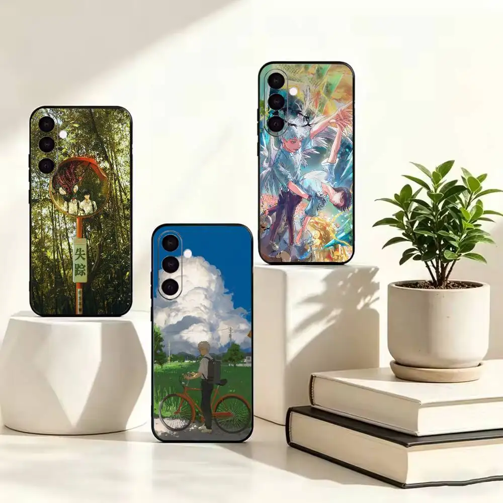 Anime T-The Summer H-Hikaru Died  Black Soft Silicone Phone Case for Samsung A73 A72 A53 A52 A32 A31 A22 A21 A20
