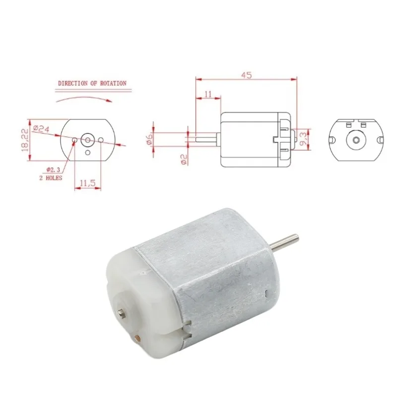 FC280-PC auto deurslot automatische opvouwbare achteruitkijkspiegel ingebouwde motor 22125 auto deurslot motor