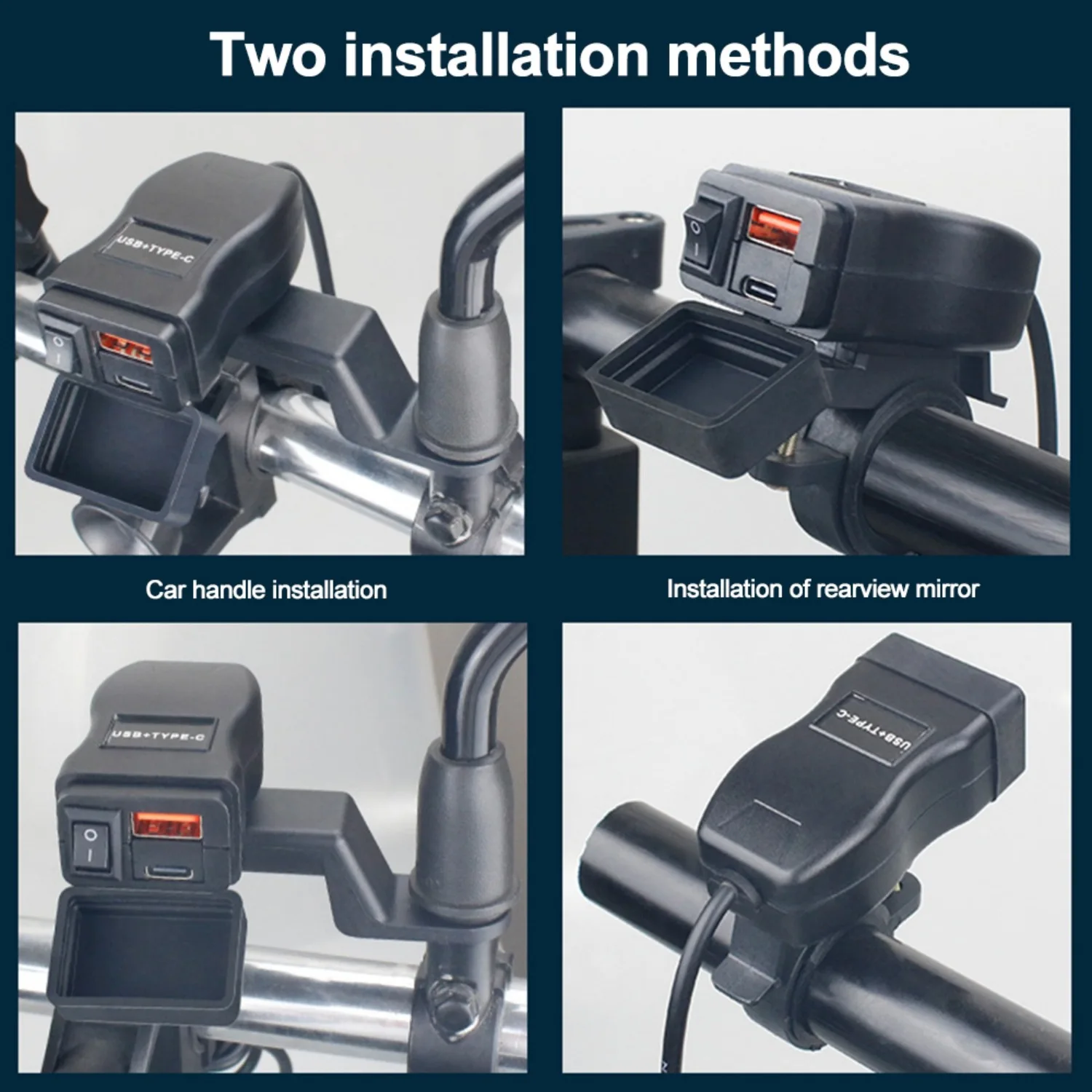 

Universal Fast Charging Socket Stand For Motorcycle Electric Bike Tricycle Practical Vehicle Power Charging Replacement Accessor