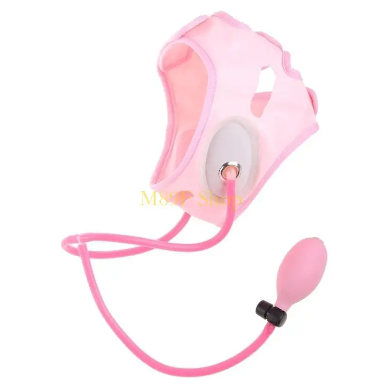 M89Fインフレータブルフェイススリミングバンドエアプレスリフトアップベルトフェイスリフトマスクマッサージャー