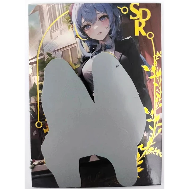 Anime Goddess Story Black Stockings Series Scratch Card Bronya Zaychik Kujou Sara Raiden Mei Children's toys Board game card