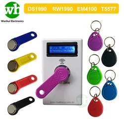 TMRF-2RW iButton Programmer DS1990A Duplicator Copier 125KHz RFID Reader Recorder RW1990 Key Marker RFID 복사기 T5577 Keychain