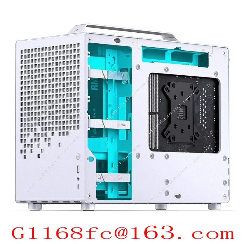 Suitable for Z20 Chassis Detachable Handle MATX White Simple Desktop Small Chassis Supports 240 Water Cooling, Parts view 5
