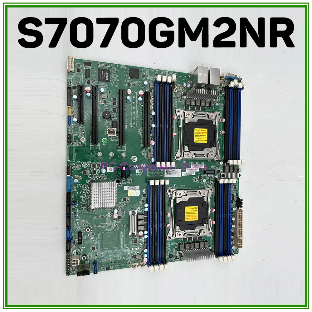 For TYAN Dual-Socket Support E5-2600 V3/V4 Server Motherboard S7070 DDR4 C612 S7070GM2NR