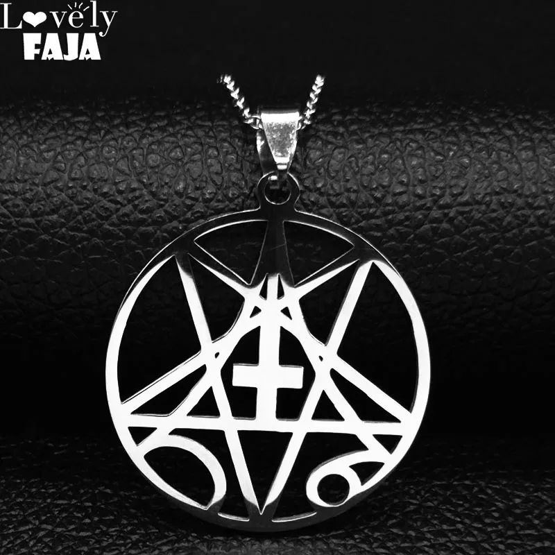 Morbid anjo prata cor colar de aço inoxidável remendo merch símbolo pino sinal reinos ganhos banda jóias joyas n1148s03