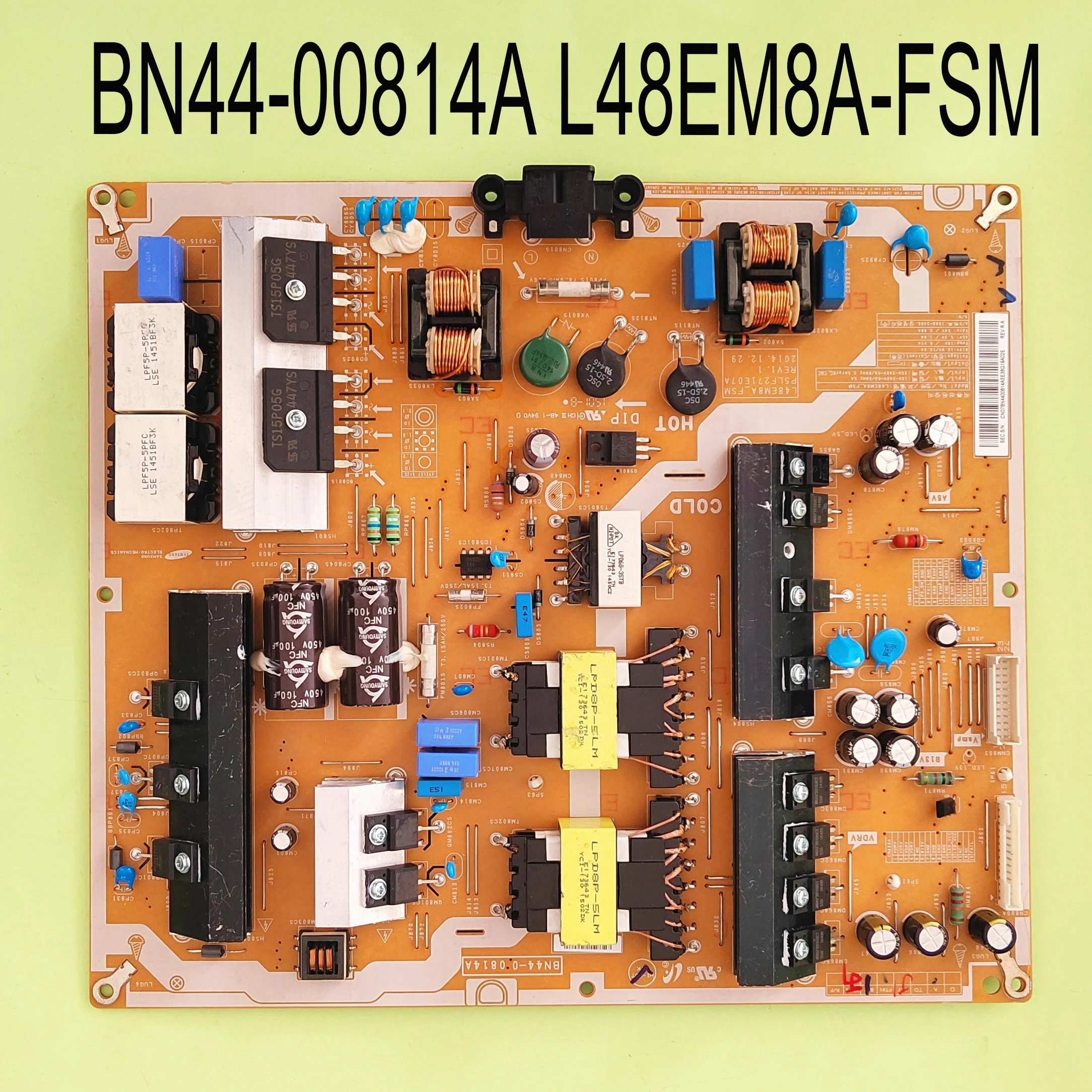 BN44-00814A L48EM8A-плата источника питания FSM была протестирована на правильную работу, подходит для ЖК-телевизора UE48JS9090Q UE48JS9000T