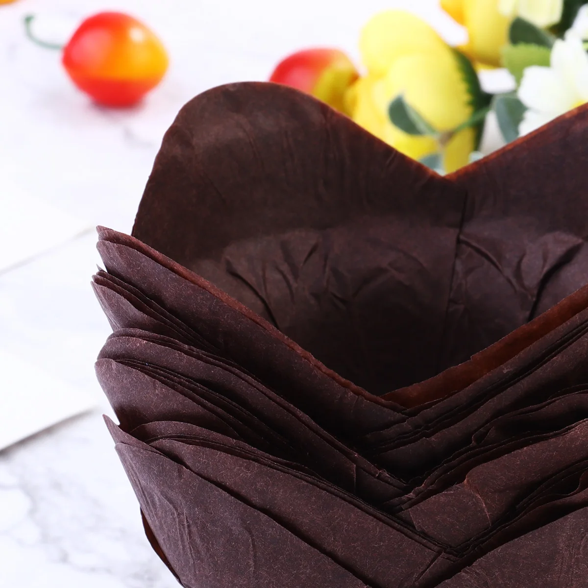 

100Pcs Cupcake Wrappers Heat-Resistant Paper Baking Cake Cups Safe Practical Wedding Birthday Party Muffin Cup Dessert Holder