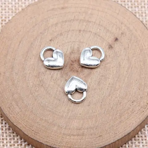 Bohemian Small Heart Love Charms Pendant Ladies' Jewellery Massive Ornaments