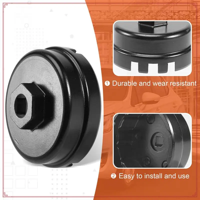 

3/8 дюйма, 14 канавок, ключ для масляного фильтра, крышка корпуса, чашка для снятия инструмента для TOYOTA Corolla Prius Rav4 Scion Lexus Ct200h