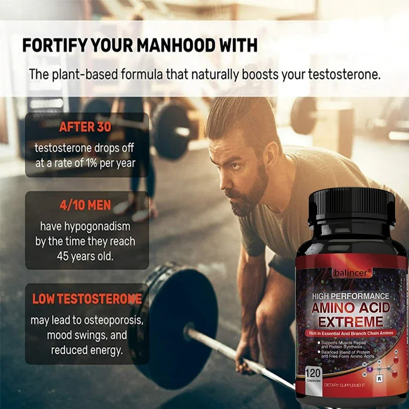 High Performance Amino Acids - Rich in Amino Acids and BCAAs - Muscle Replenishment, Repair and Growth, Workout Supplement