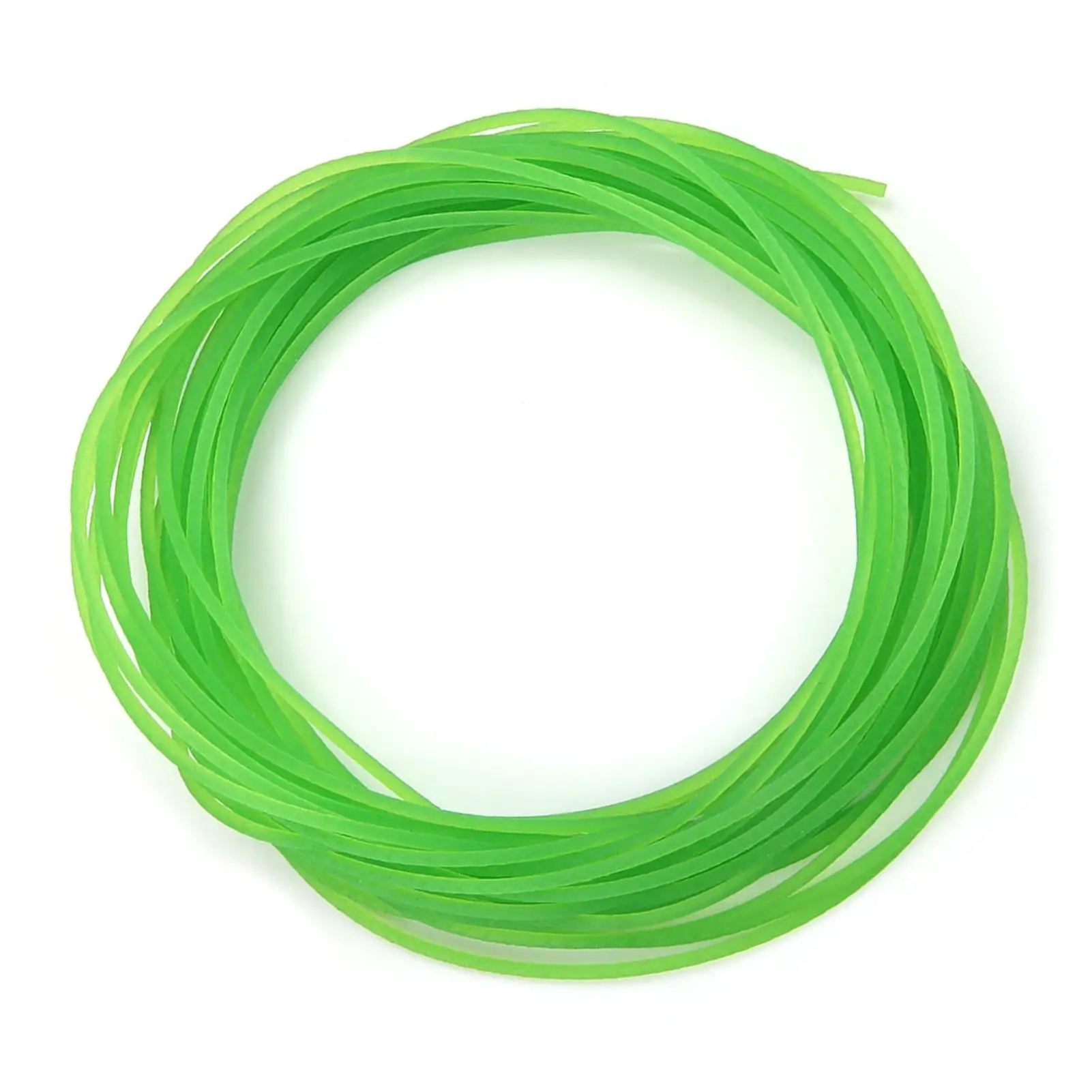 Green PU Polyurethane Round Belt 2mm Diameter 10m Length for drive Transmission System