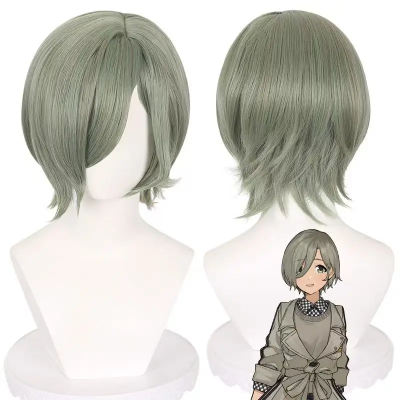 

Декоративный главный герой DanganronpaV3 Nakatani Sakumi Crying Girl Team Lupa cosWig Топ для кожи головы