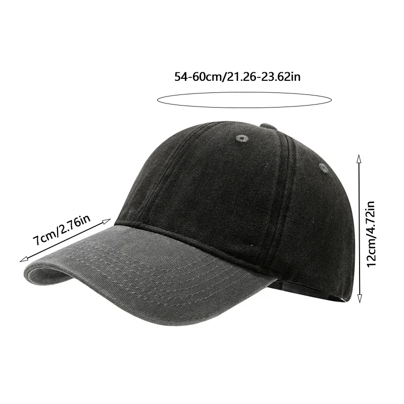 للجنسين قبعات مغسولة خمر اللون المتطابقة قبعة بيسبول الرجال النساء قابل للتعديل الصيف عادية في الهواء الطلق الشارع الشهير الرياضة لينة قبعة الشمس