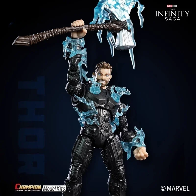 Thunder God-juguetes de ensamblaje originales de Los Vengadores, figura de acción de 13,4 cm, modelo de Thor, juguetes de ensamblaje, juguetes coleccionables para adultos