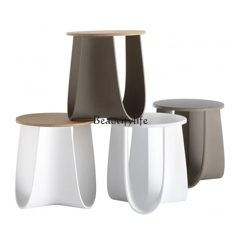 

ls 04Solid wood bay window table simple creative bedroom small coffee table