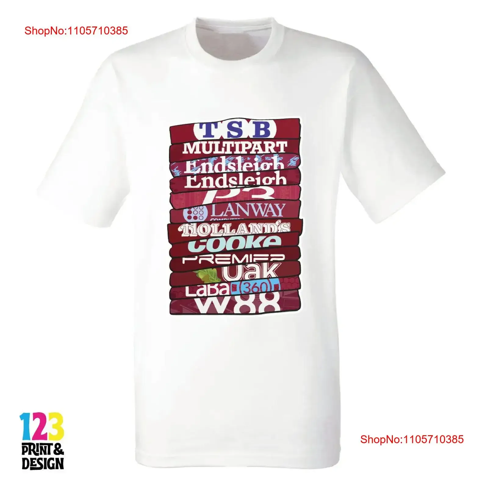 Burnley Kits Image T Shirt vintage Washed Slightly fashion Unisex graphic Top For Everyday Wear Soft Stretched streetwear