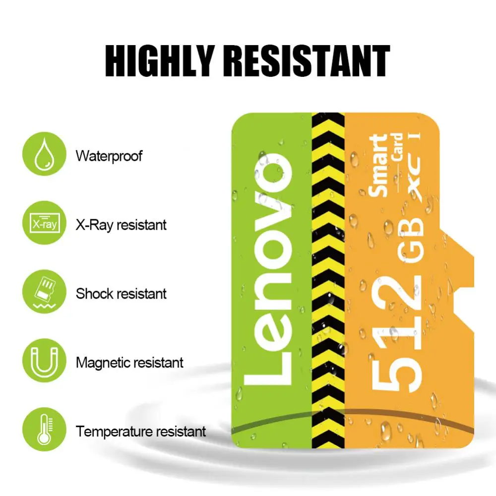 Lenovo-Carte mémoire Uitra pour téléphone, cartes flash TF, carte Micro SD, 128 Go, 256 Go, 512 Go, C10, A2, 1 To