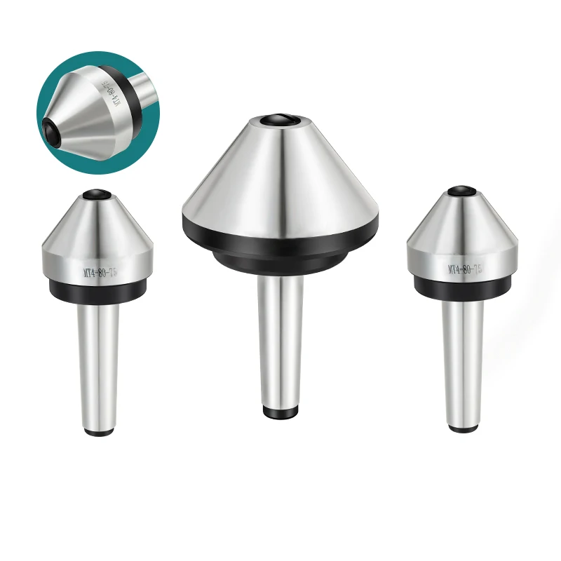 MT MT2 MT3 MT4 MT5 Morse Tapper Cone Mushroom Head Center Umbrella-type Rotating Center High Precision CNC Lathe Live Thimble