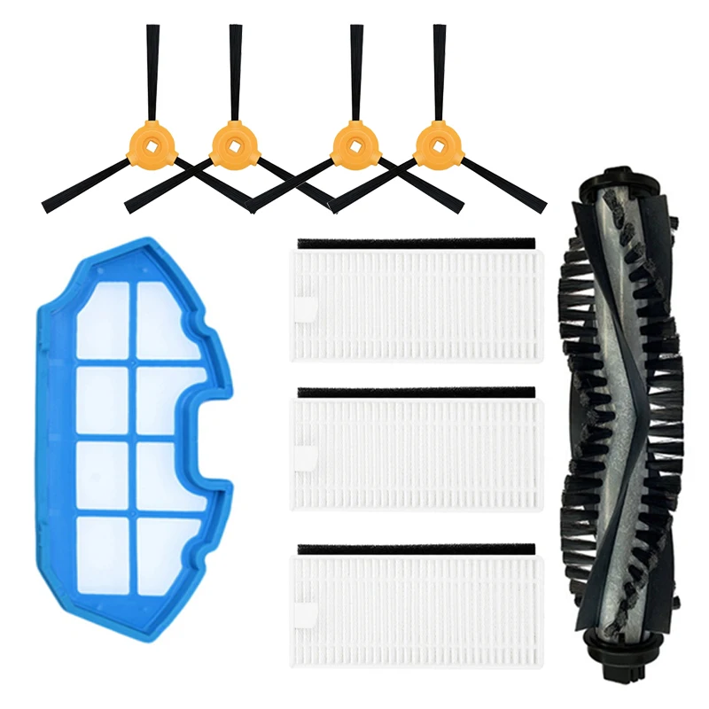 Filtri primari filtro HEPA per MOOSOO MT720 MT710 MT501 Robot aspirapolvere spazzola a rullo principale spazzole laterali accessori