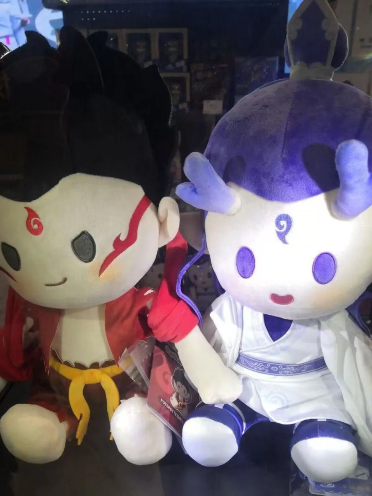 40 سنتيمتر حقيقية Nezha 2 أنيمي آو بينغ الكرتون أفخم الصينية Nezha تمثال Kawaii القطن الشكل دمية المقتنيات الاطفال هدايا مخصصة
