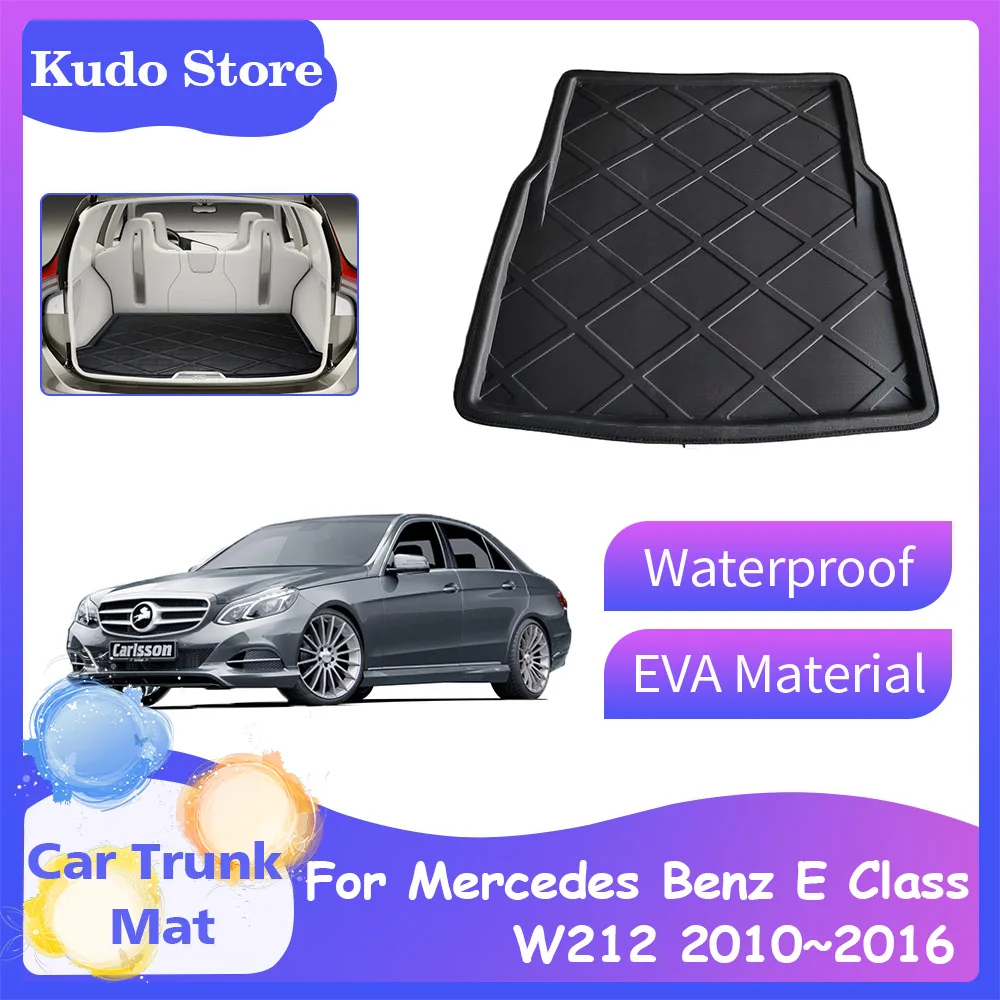 

Car Trunk Mat for Mercedes Benz E Class W212 E200 250 300 350 2010~2016 Waterproof Cargo Liner Cushion Luggage Carpet Accessorie