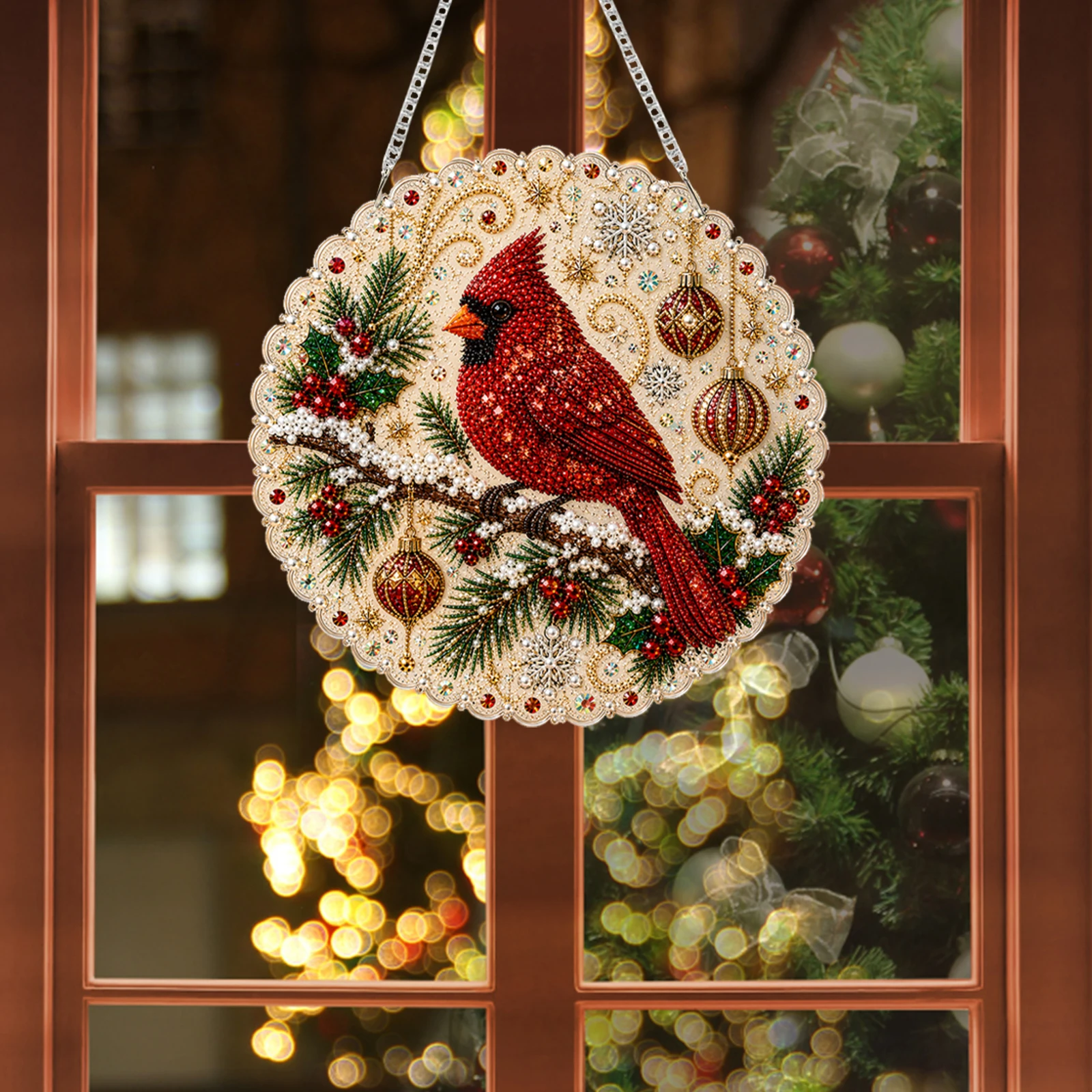 Kerstparel Diamant Schilderij  - Pearl Trim Chain recensie en prijs