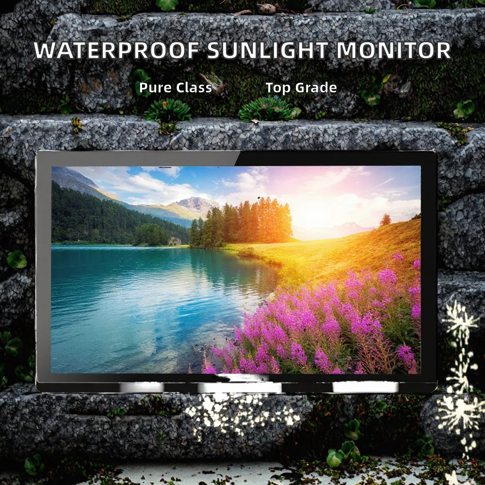 Vending Machine Waterproof Touch Screen Monitor IP65 Capacitive Display 15.6