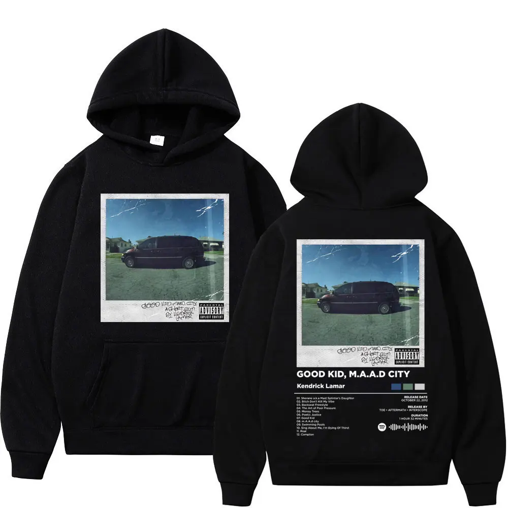 

Rapper Kendrick Lamar Music Album Cover Print Hoodie Men's Women's Hip Hop Trend Rap Sweatshirt Fashion Casual Comfort Pullovers