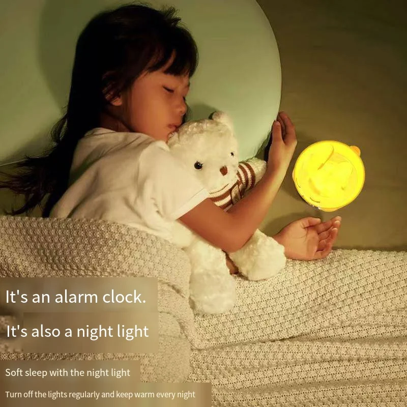 Home Silicone Clapping Light Alarm Clock Creative Silicone Night Light Rabbit Clapping Light Small Night Light Convenient Light