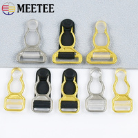 10-50Pcs10-18mm Suspender Clip Buckle for Bra Corset Garter End Clasp Underwear Adjuster Clasp Sock Clip Hook Sewing Accessories