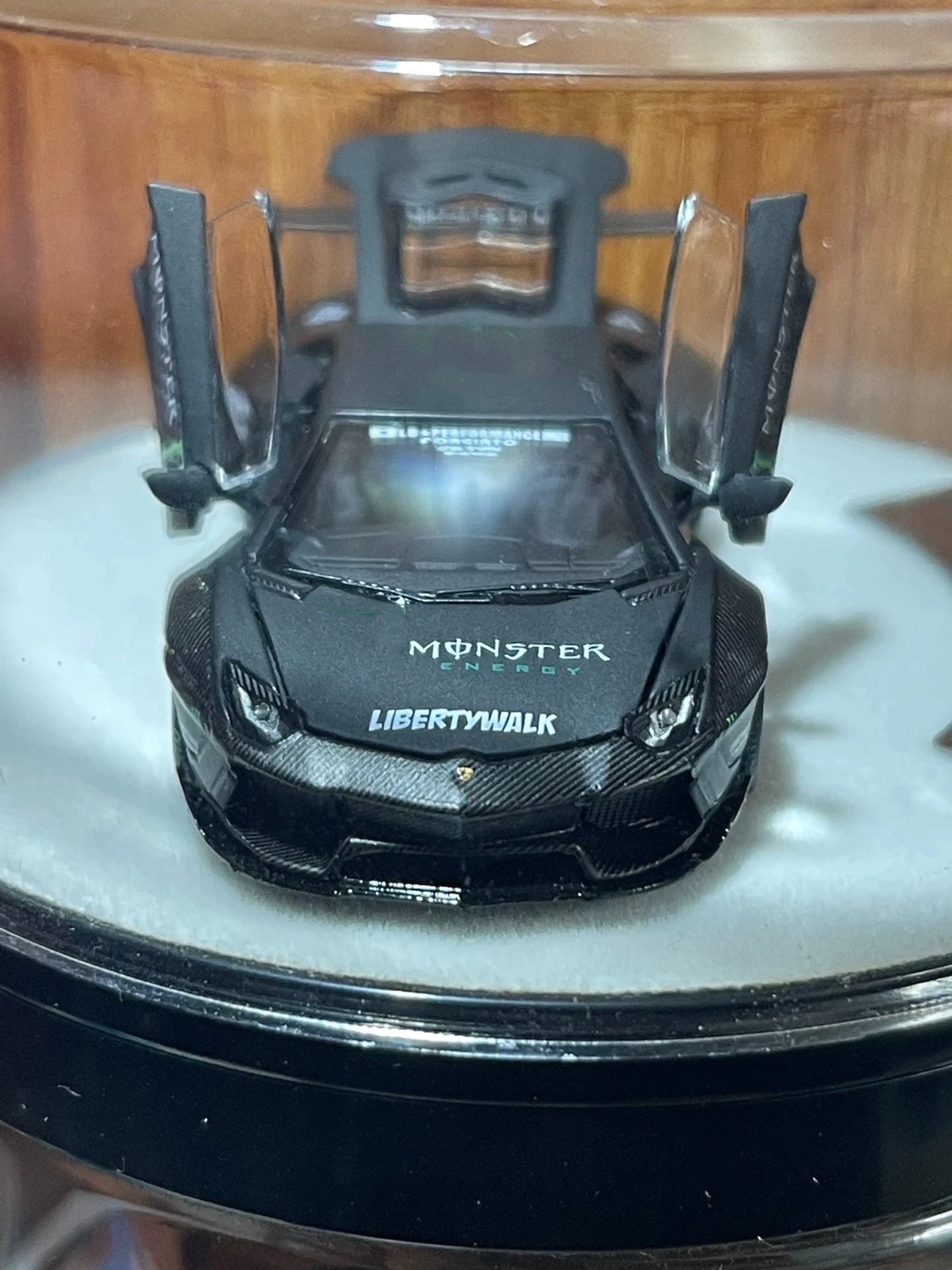 PGM 1:64 Aventador LP700 Green Claw Simulation Limited Edition All Open Alloy Metal Static Car Model Toy Gift