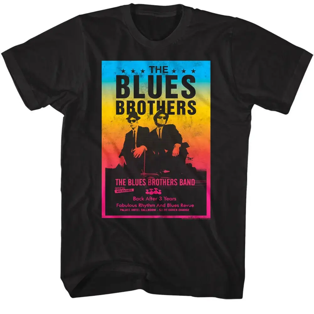 The Blues Brothers Band Poster T Shirt Jake Elwood Gig 90s Classic Music Revue Belushi and Dan Print Vintage Bros RnB