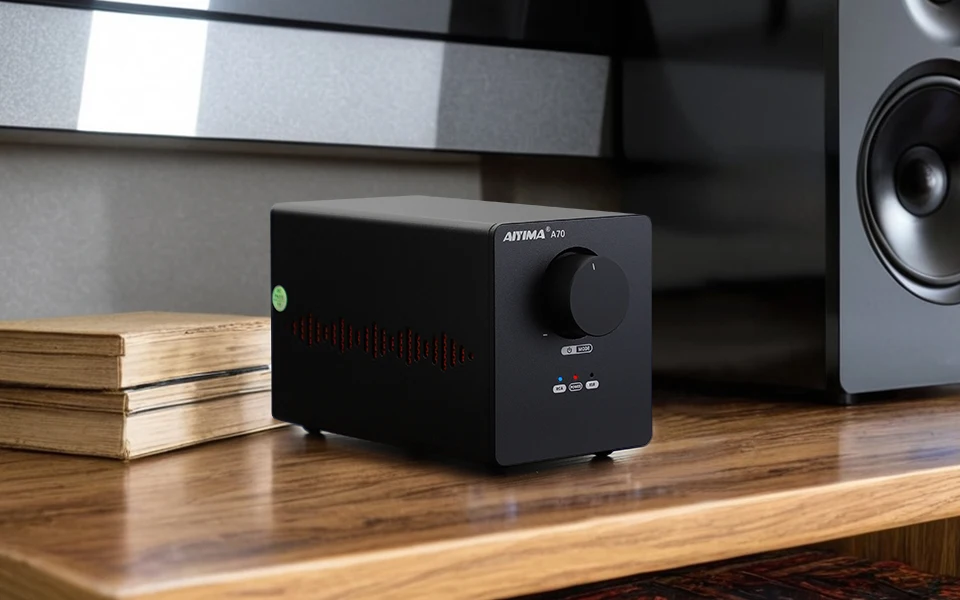 AIYIMA Audio A07 MAX Stereoverstärker 300 W X2 TPA3255 Leistungsverstärker 2-Kanal-brückbarer Mono-Verstärker 600 W für passive Lautsprecher – Detail 1