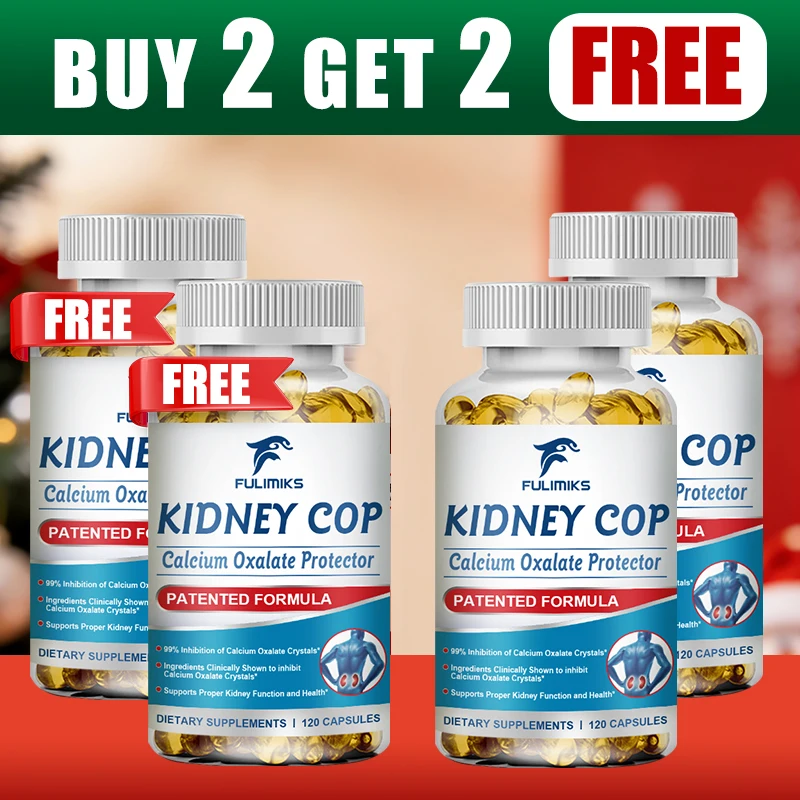 

Buy 2 Get 2 Free! Advanced Kidney Cop Capsules, Complete Natural Support for Kidney Health, Detox & Urinary System Function