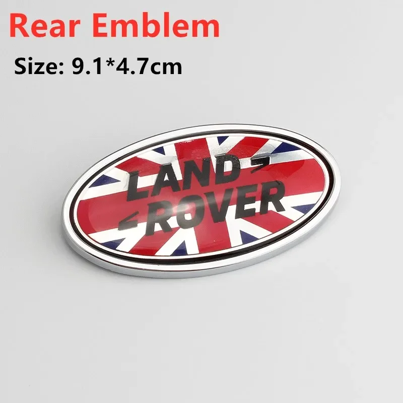 Front Grille Tail Trunk Emblem For Land Rover Discovery Range Rover Evpque Defender 3 4 Velar Freelander Sport Auto Decoration